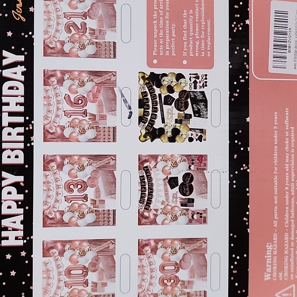 16th birthday party pack